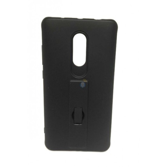 CAPA DE SILICONE MOTOMO COM ANEL DE DEDO PARA XIAOMI REDMI NOTE 4 PRETO